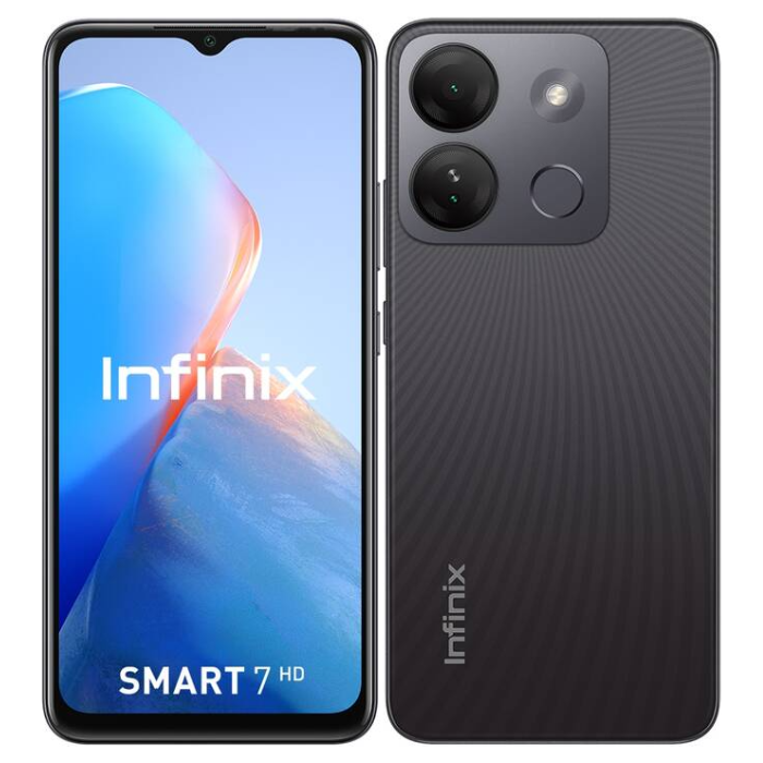 Infinix Smart 7 HD, 2/64 GB, Dual SIM, Ink Black - SK distribúcia