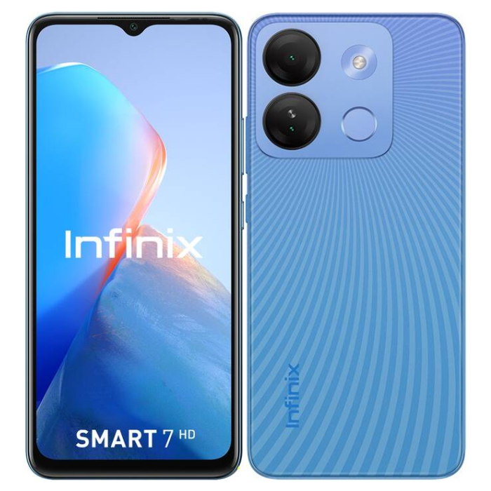 Infinix Smart 7 HD, 2/64 GB, Dual SIM, Silk Blue - SK distribúcia