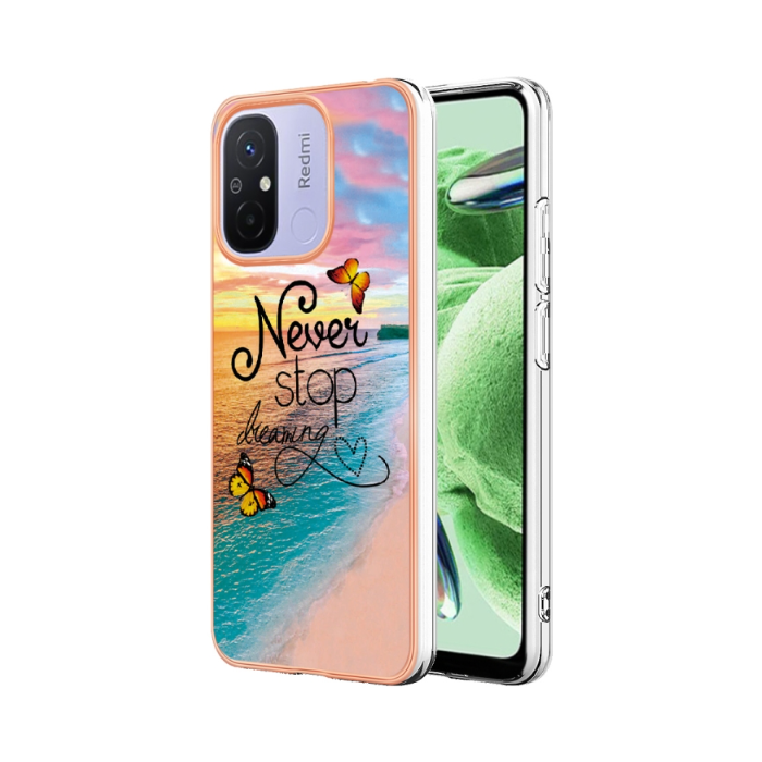 Silikónové puzdro na Xiaomi Redmi 12C Design motýle