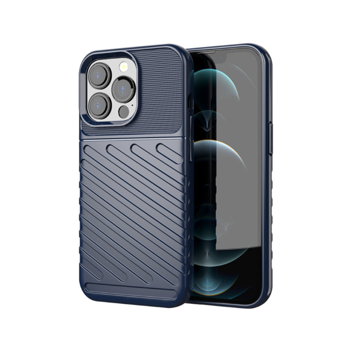 Odolné puzdro na Apple iPhone 13 Pro Thunder modré