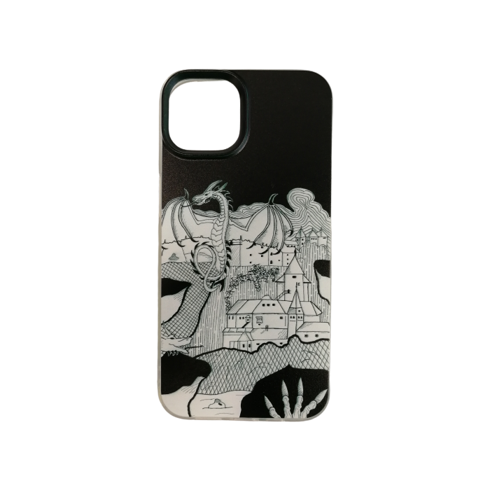 Silikónové puzdro na Xiaomi Redmi 10C/Poco C40 Licence Výtvarné drak Oravský Hrad, Orava