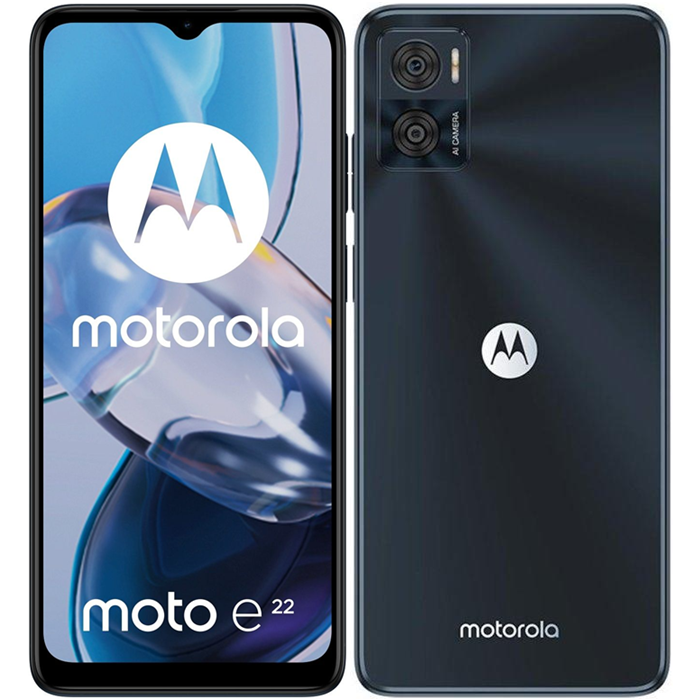 Motorola Moto E22, 4/64 GB, Dual SIM, Astro Black - SK distribúcia