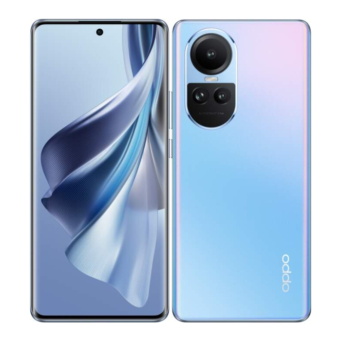 OPPO Reno10 5G, 8/256 GB, Dual SIM, Ice Blue - SK distribúcia
