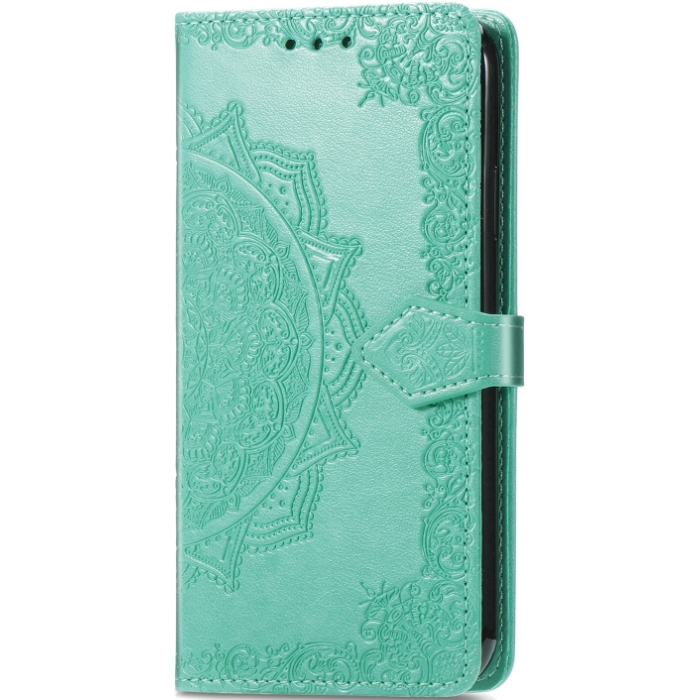 Diárové puzdro na Motorola Moto G42 MEZZO mandala zelené