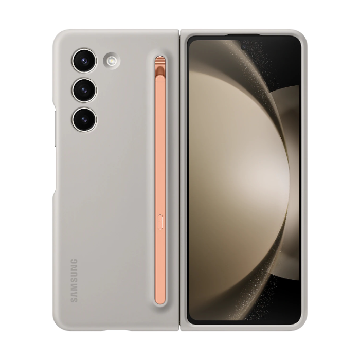 Plastové puzdro Samsung na Samsung Galaxy Z Fold5 5G F946 EF-OF94PCUE Flip Pen Sand