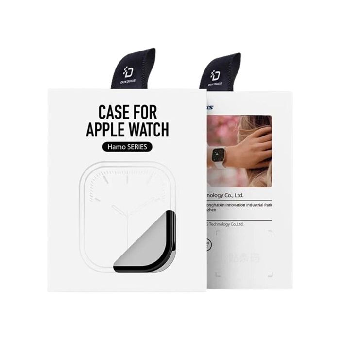 DUX DUCIS Hamo Glass Case Apple Watch Series 7/8/9 41mm čierne