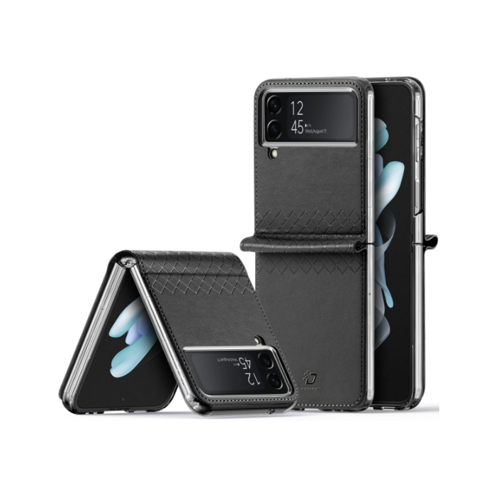Diárové puzdro na Samsung Galaxy Z Flip4 5G F721 Dux Ducis Bril čierne