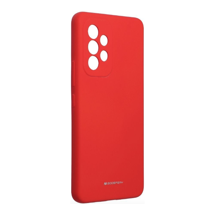 Silikónové puzdro na Samsung Galaxy A34 5G A346 Mercury Silicone červené