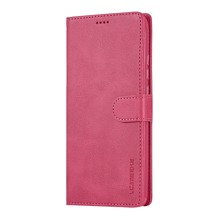 Diárové puzdro na Xiaomi Redmi 12 LTE/5G Texture Calf Book ružové