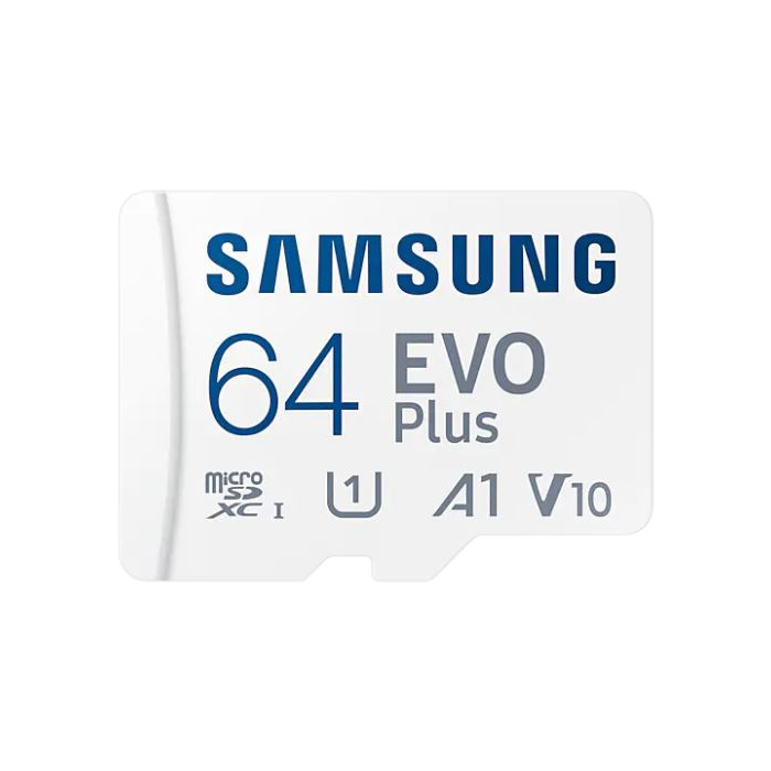 Samsung EVO Plus micro SDXC 64GB UHS-I U1, Class 10 + SD adaptér