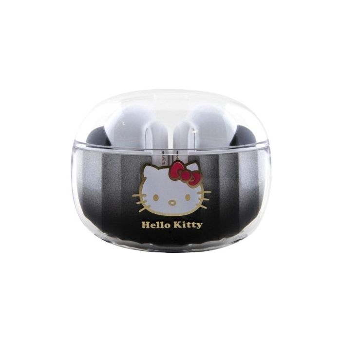 Hello Kitty True Wireless Kitty Head Logo Stereo Earphones HKTWSHDGKEK Black