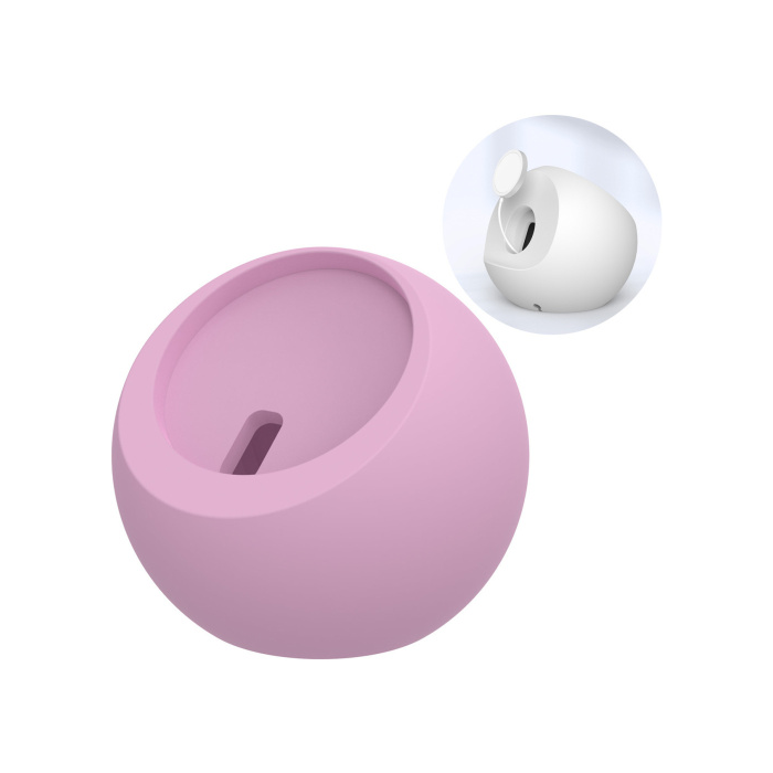 Držiak Choetech MagSafe Inductive Charger Holder na Apple iPhone a Apple Watch ružový