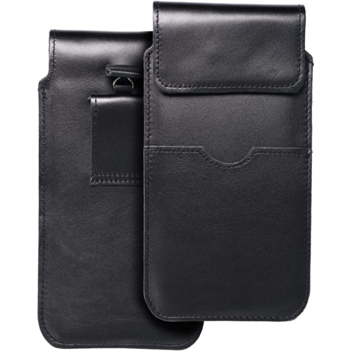 Obal ROYAL Leather universal flap pocket XXXL Black