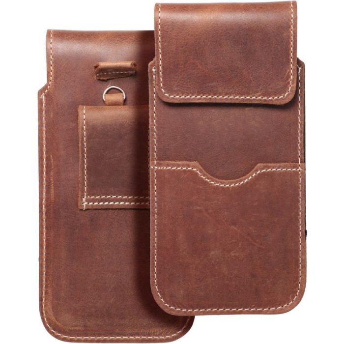 Obal ROYAL Crazy Horse Leather Universal Flap Pocket XXXL Brown