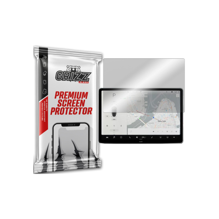 Tvrdené sklo na riadiaci displej Tesla 3 2018 Grizz Hybrid