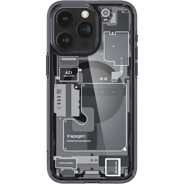 Odolné puzdro na Apple iPhone 15 Pro Max Spigen Ultra Hybrid MagSafe Zero biele