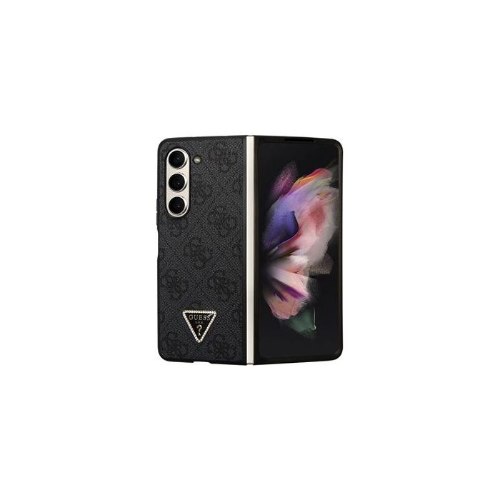 Obal Guess 4G PU Leather Triangle Samsung Galaxy Z Fold5 5G F946 GUHCZFD5P4TDPK Black