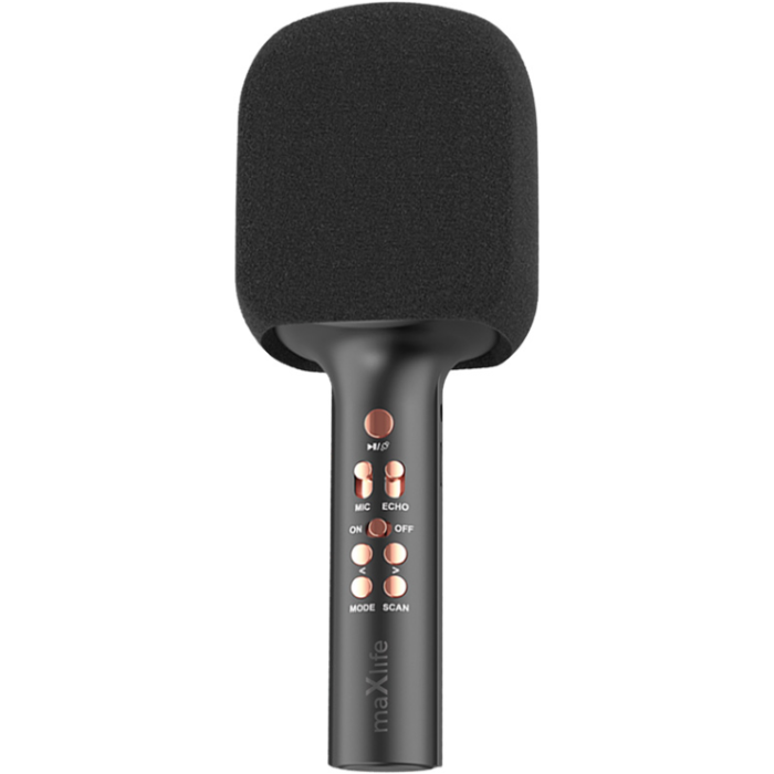 Maxlife MXBM-600, Bluetooth Microphone with Speaker, čierny