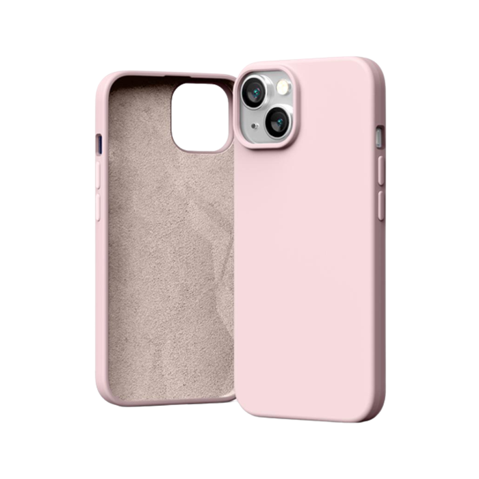 Silikónové puzdro na Apple iPhone 15 Mercury Silicone ružové