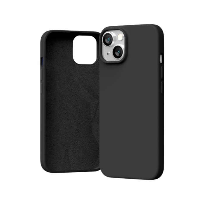 Silikónové puzdro na Apple iPhone 15 Mercury Silicone čierne