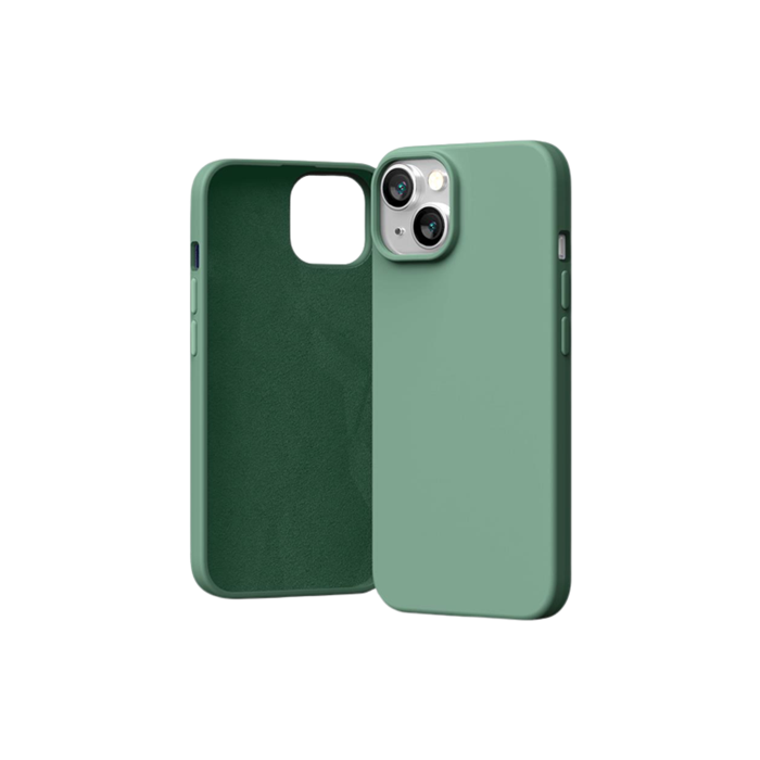 Silikónové puzdro na Apple iPhone 15 Mercury Silicone zelené