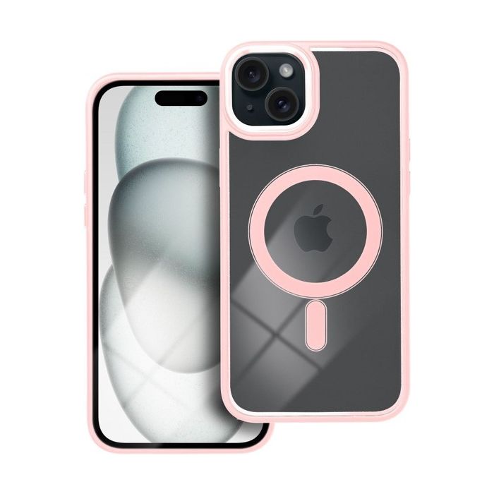 Obal COLOR EDGE MAG COVER MagSafe Apple iPhone 15 Pro Max pink