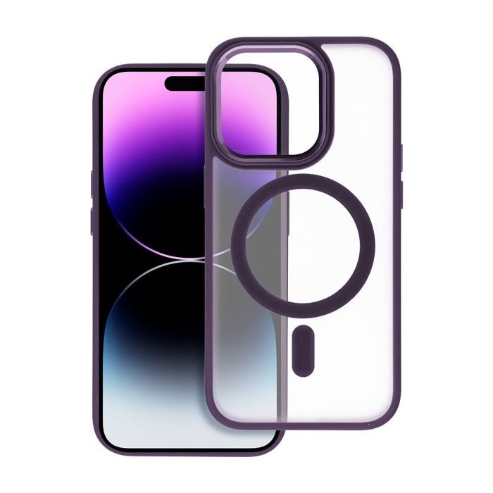 Obal Matte Mag Cover MagSafe Apple iPhone 15 Plus purple