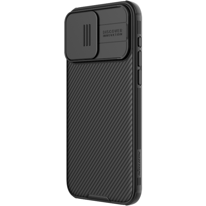 Odolné puzdro na Apple iPhone 15 Pro Max Nillkin CamShield Pro Magnetic čierne