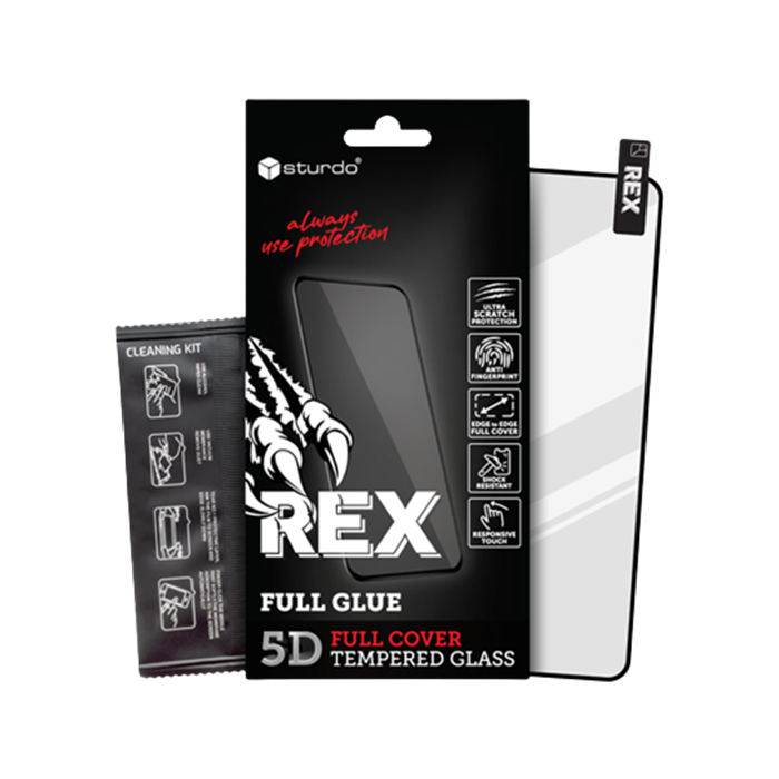 Tvrdené sklo na Honor 70 5G Sturdo REX 10H 5D celotvárové čierne