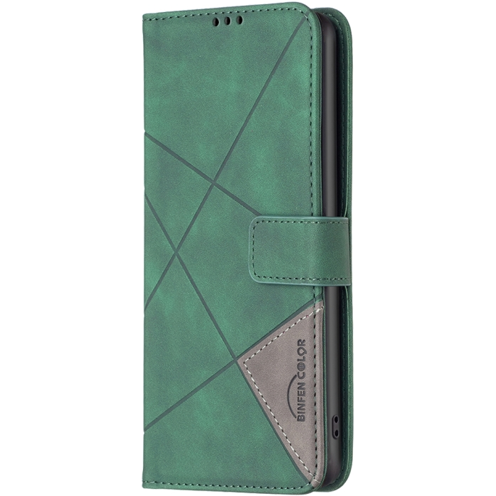 Diárové puzdro na Motorola Moto G14 Texture zelené