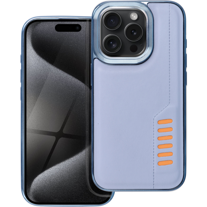 Plastové puzdro na Apple iPhone 15 Plus MILANO modré