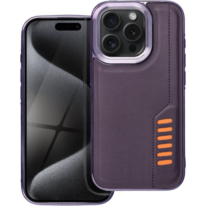 Plastové puzdro na Apple iPhone 15 Pro Max MILANO fialové