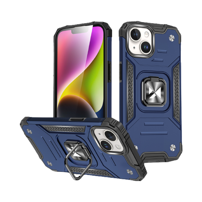 Odolné puzdro na Xiaomi Redmi 10 2020/2022 Ring Armor Rugged modré