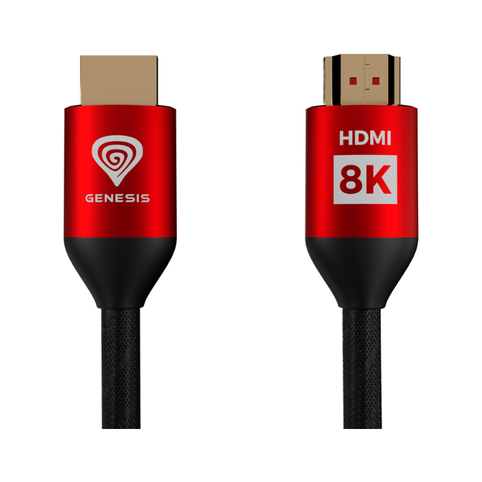 Genesis HDMI M/M V2.1 8K, na XBOX X/S, 3m, čierno-červený