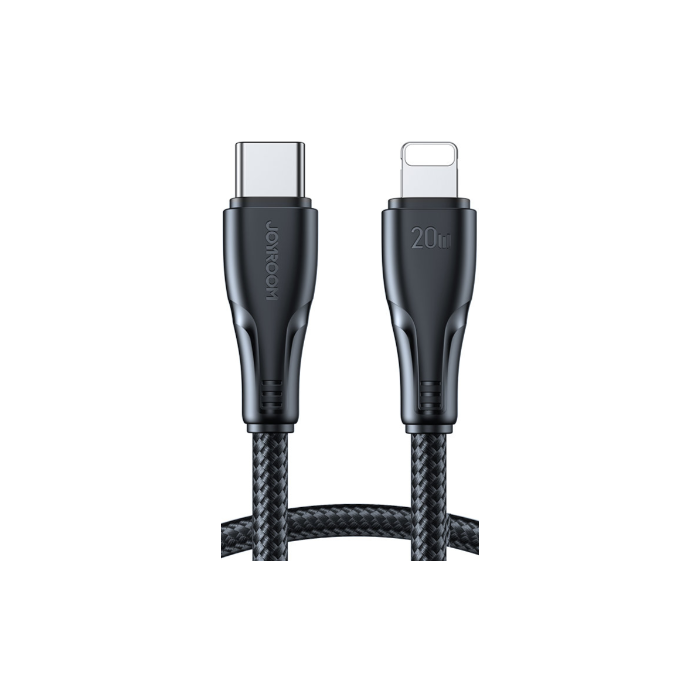 Joyroom Surpass Series S-CL020A11, USB-C na Lightning, 20W, 0.25m, čierny