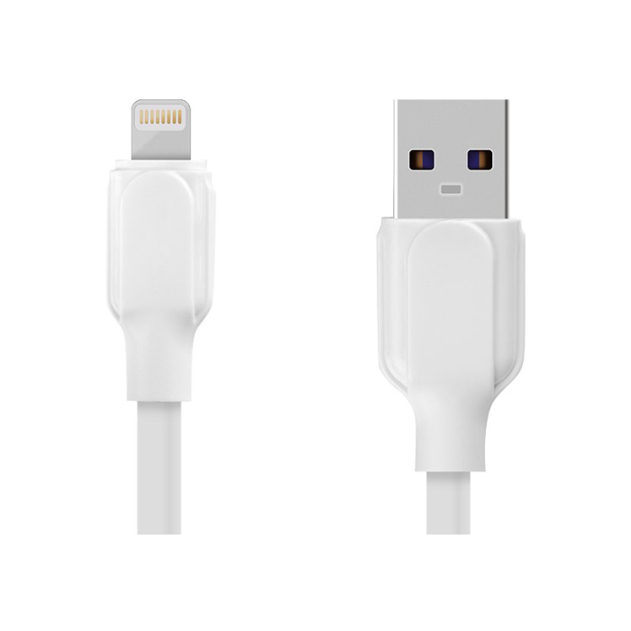 OBAL:ME Simple USB-A/Lightning 1m biely