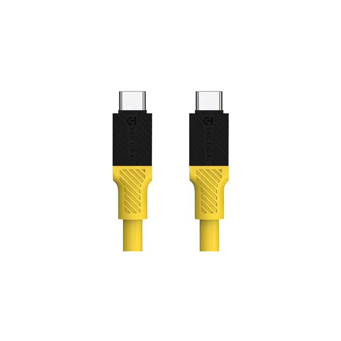 Tactical Fat Man, USB-C na USB-C, 1m, žltý
