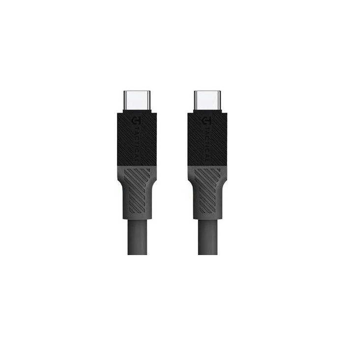 Tactical Fat Man, USB-C na USB-C, 1m, sivý