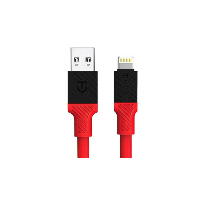 Tactical Fat Man, USB-A na Lightning, 1m, červený