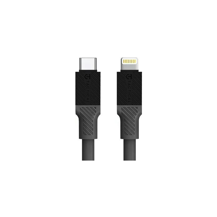 Tactical Fat Man, USB-C na Lightning, 1m, sivý