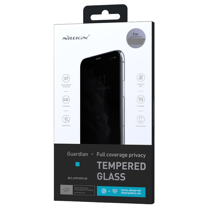 Tvrdené sklo na Apple iPhone 15 Pro Max Nillkin Guardian Privacy 2.5D čierne