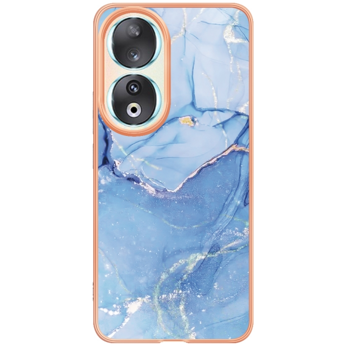 Silikónové puzdro na Honor 90 5G Design TPU marble modré