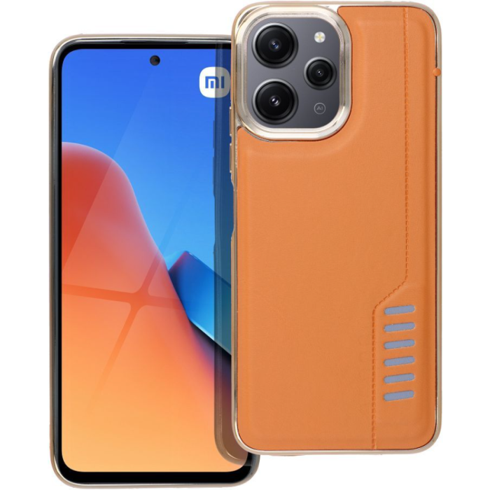 Plastové puzdro na Xiaomi Redmi 12 4G/5G MILANO hnedé