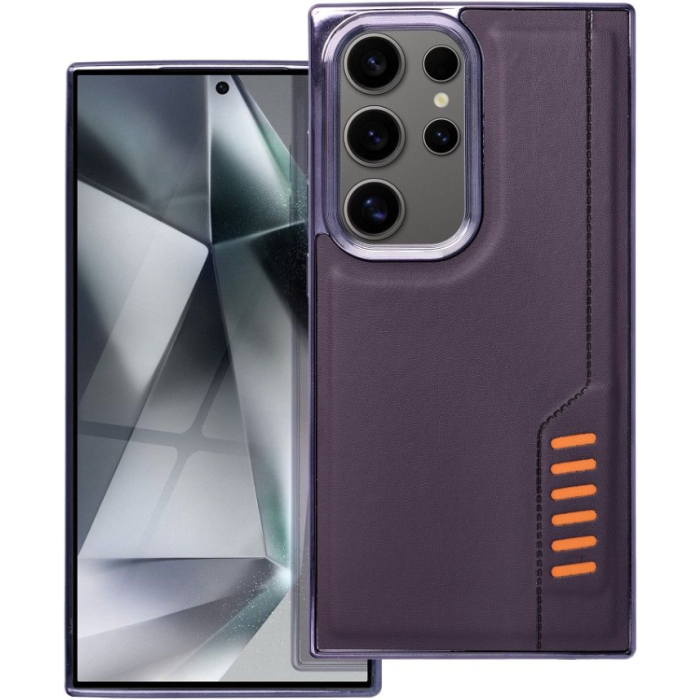 Plastové puzdro na Samsung Galaxy S24 Ultra 5G S928 MILANO fialové