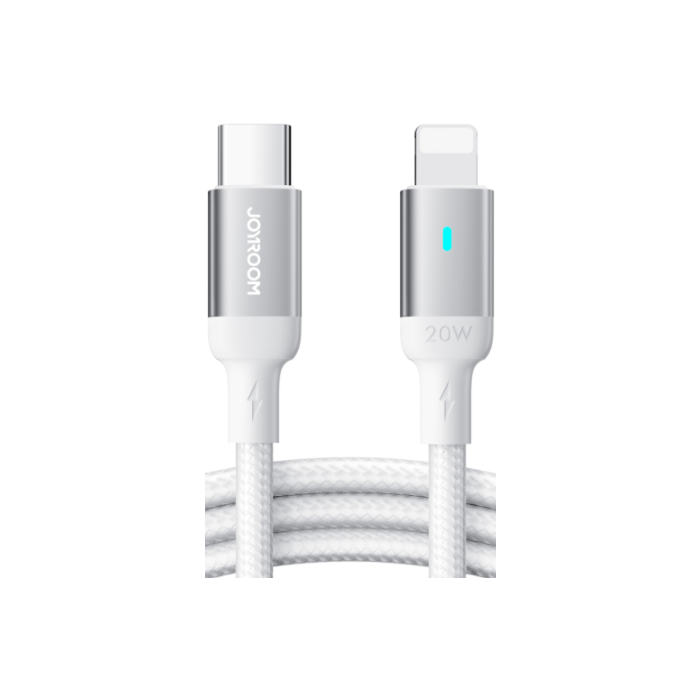 Joyroom A10 Series S-CL020A10, USB-C na Lightning, 20W, 2m, biely