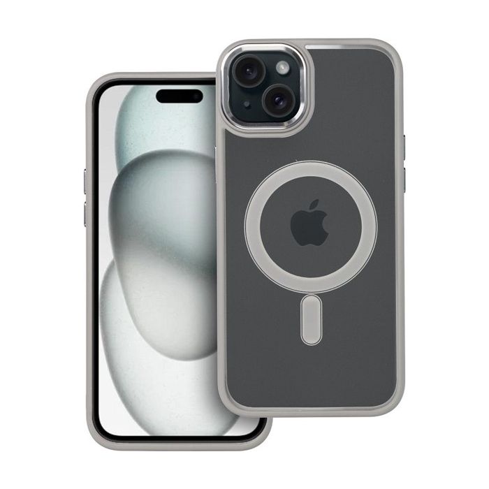 Obal COLOR EDGE MAG COVER MagSafe Apple iPhone 15 Pro titatnium grey