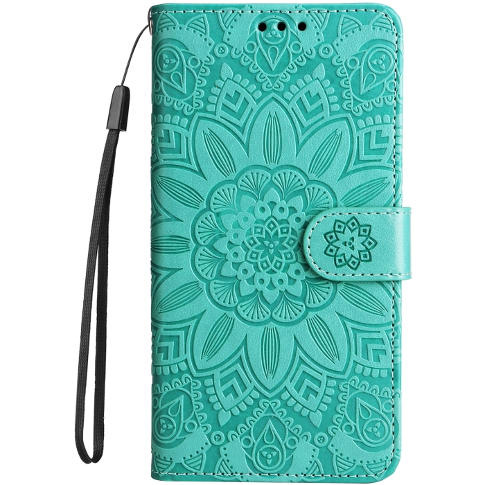 Diárové puzdro na Xiaomi 13T 5G/13T Pro 5G MEZZO slnečnica zelené