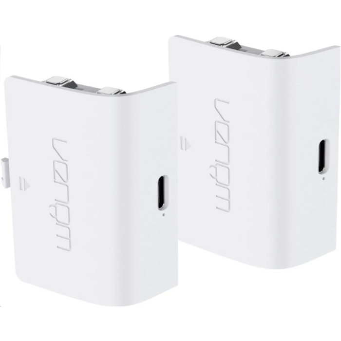 VENOM VS2872 Xbox Series S/X & One White Twin Battery Pack + 3 meter cable