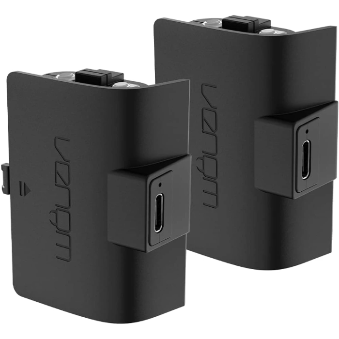 VENOM VS2882 Xbox Series S/X & One Black Twin Battery Pack + 3 meter cable