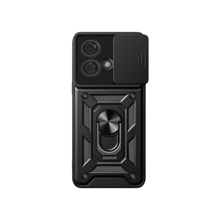 Odolné puzdro na Motorola Edge 40 Neo 5G Tech-Protect Camshield Ring Armor čierne